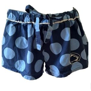 Penn‎ State PSU Nittany Lion's Polka Dot Drawstring Shorts Size Small